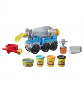 Play-doh wheels cement truck pastă de modelat 227 g multicolor 1 buc.