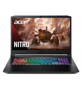 Laptop gaming acer nitro 5 an517-41 (procesor amd ryzen™ 9 5900hx (16m cache, up to 4.6 ghz) 17.3" fhd 144hz, 32gb, 1tb ssd, nvidia geforce rtx 3070 @8gb, negru)
