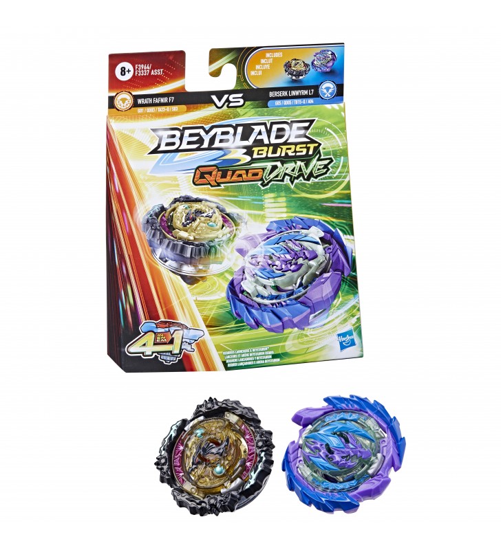 Beyblade quad drive f3964es0 jucărie și joc de îndemânare/de mișcare pistol cu elice de aruncat