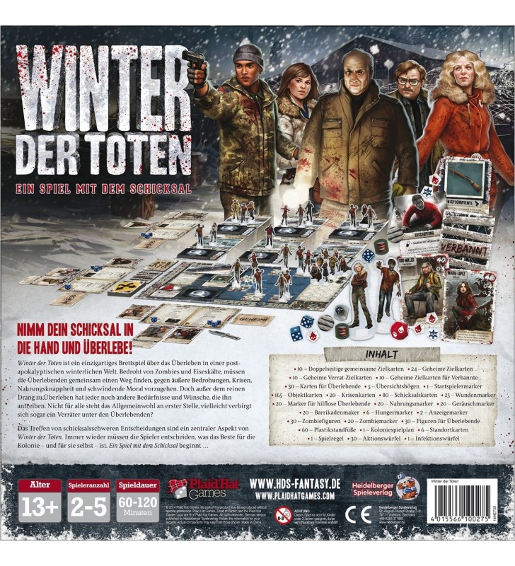 Asmodee  winter of the dead: a game of destiny board game