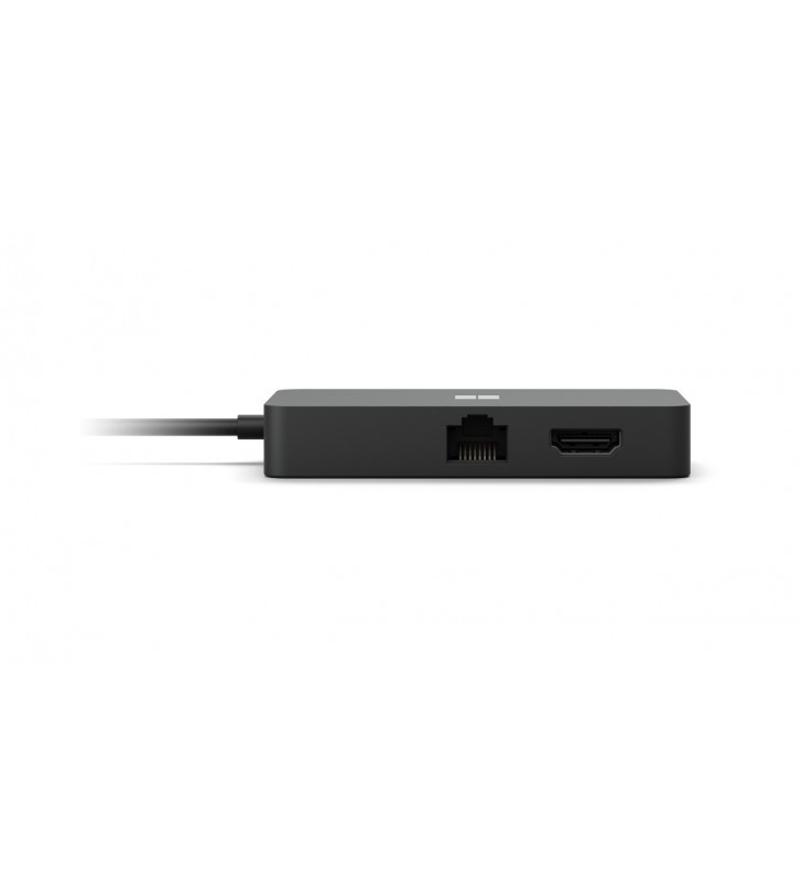 Microsoft usb-c travel hub black adaptor grafic usb negru