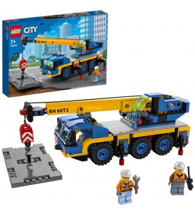 Jucărie de construcție cu macara pentru teren accidentat lego  60324 city