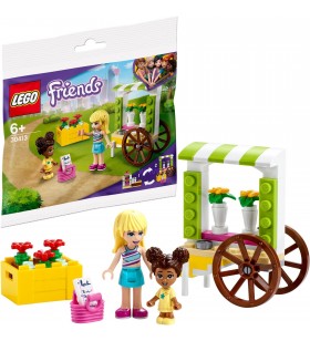 Jucărie de construcție lego  friends 30413 cărucior cu flori