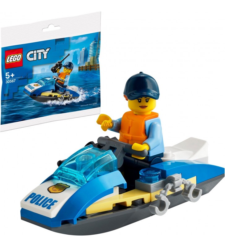 Jucărie de construcție cu jet ski lego  30567 city police