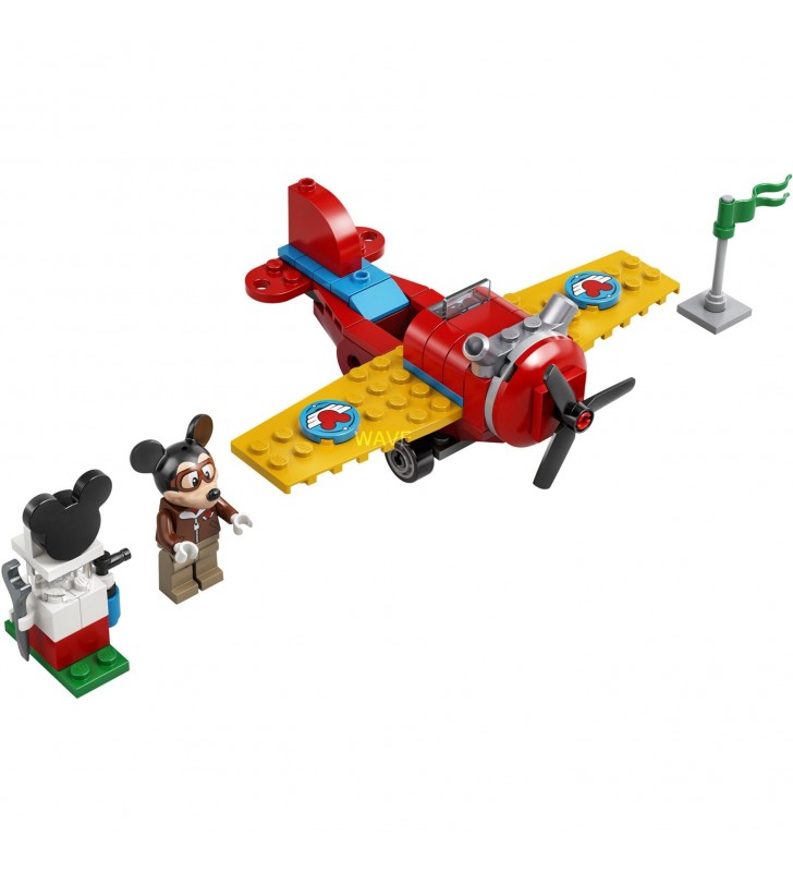 Jucărie de construcție cu avion cu elice lego  10772 mickey și prietenii mickey