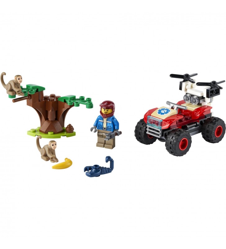 Lego  60300 city jucărie de construcție cu salvare a animalelor