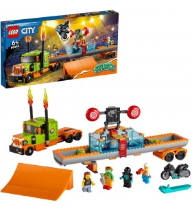 Jucărie de construcție a camionului lego  60294 city stuntz stunt show