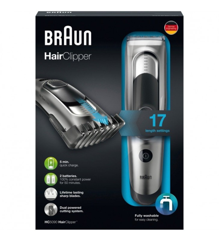 Braun  hairclipper hc5090, mașină de tuns păr