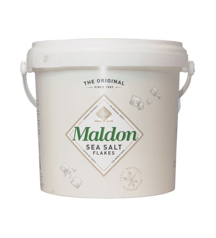 Fulgi de sare de mare Maldon, condimente (570 g, găleată)