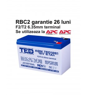 Acumulator ups compatibil apc rbc2 rbc 2