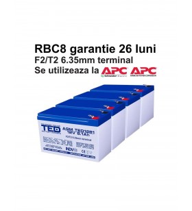 Acumulatori ups compatibili apc rbc8 rbc 8