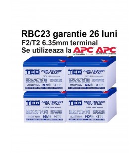 Acumulatori ups compatibili apc rbc23 rbc 23