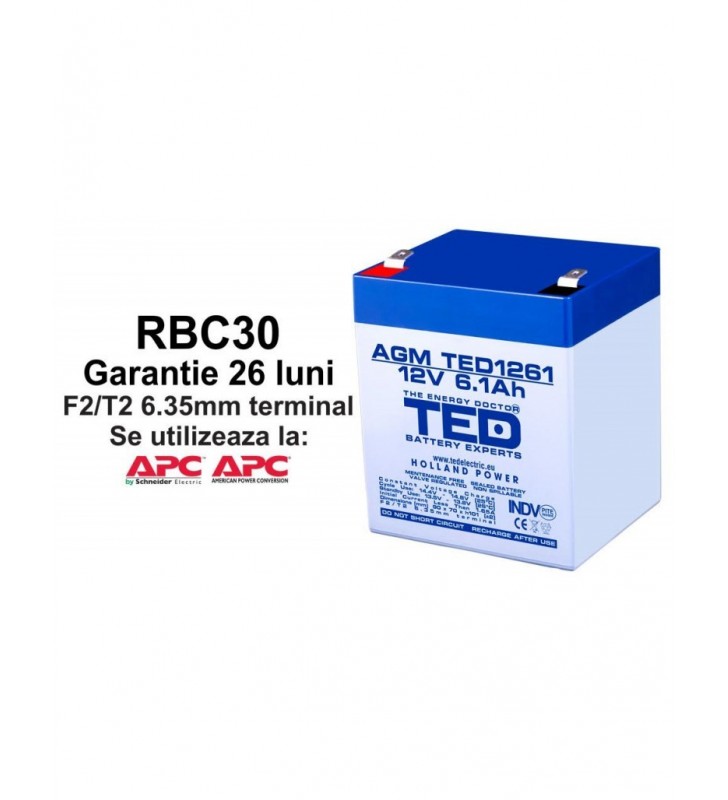 Acumulator ups compatibil apc rbc30 rbc 30