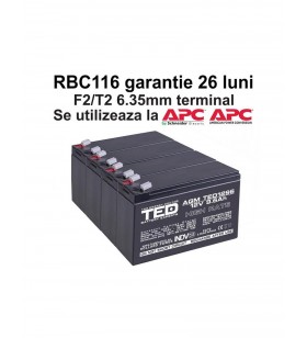 Acumulatori ups compatibili apc rbc116 rbc 116