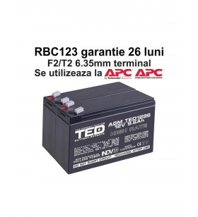 Acumulatori ups compatibili apc rbc123 rbc 123