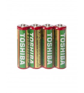 Baterie toshiba heavy duty aa r6 1,5v zinc carbon bulk 4 buc.