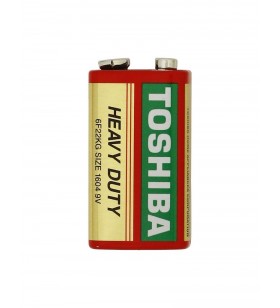 Baterie toshiba heavy duty 9v 6f22 6lr61 zinc carbon bulk 1 buc.