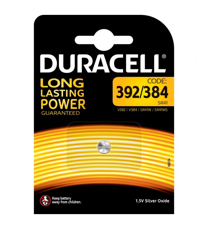 Duracell 392 384 baterie de uz casnic Baterie de unică folosință Oxid de Argint (S)