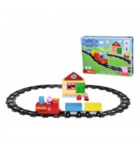 Big  big-bloxx peppa pig tren jucărie de construcție distractivă