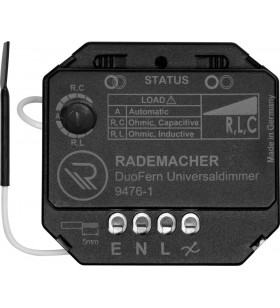 Rademacher 35140462 dispozitive pentru reglarea intensităţii luminii incorporat întrerupător și rezistență reglabilă negru