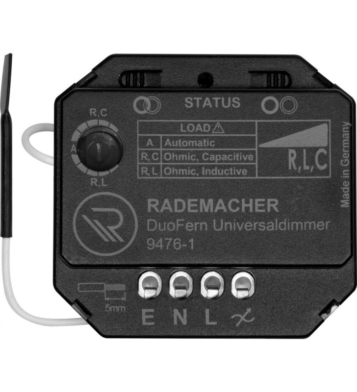 Rademacher 35140462 dispozitive pentru reglarea intensităţii luminii incorporat întrerupător și rezistență reglabilă negru