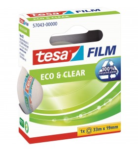 Tesa  tesafilm eco & clear, 1 rolă, 19 mm, bandă adezivă
