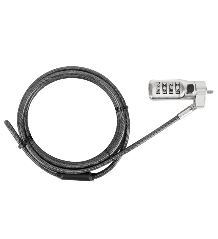 Targus asp86rgl cabluri cu sistem de blocare negru, argint 1,98 m