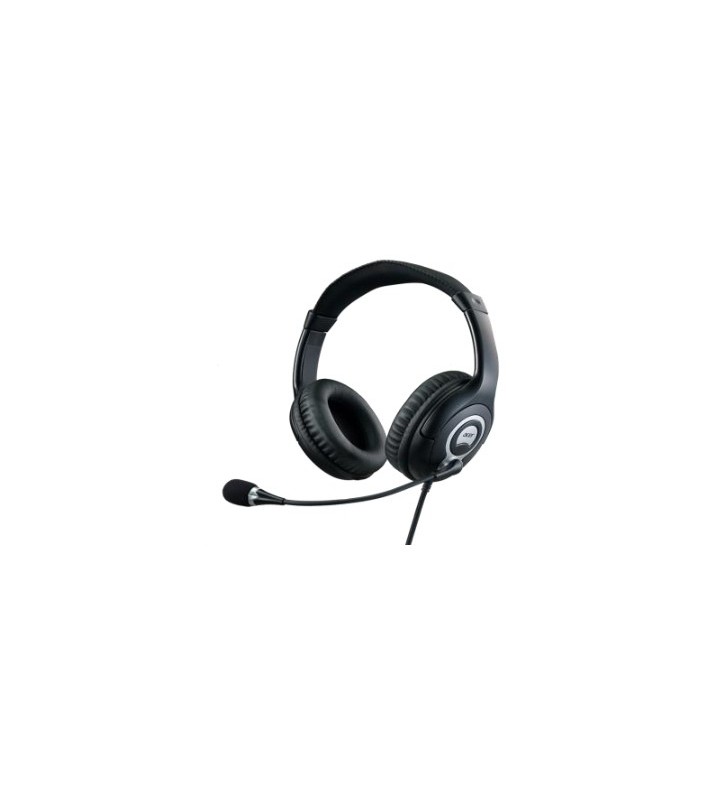 Acer gp.hds11.00t cască audio & cască cu microfon căști prin cablu bandă de fixare pe cap negru, gri