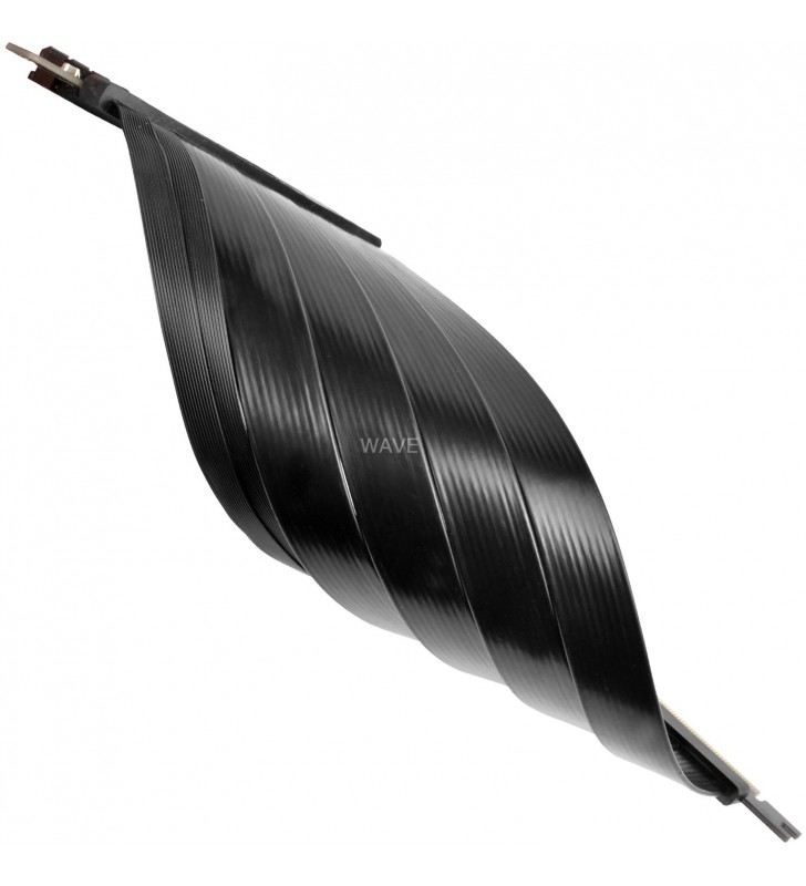 Cablu panglică de ridicare SilverStone PCIe x16 RC03 (negru, pentru carcasa PIO)