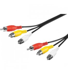 Cablu goobay  3xcinch - 3xcinch