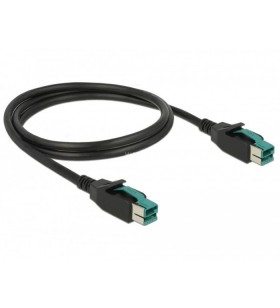 Cablu delock  poweredusb 12v (male) - poweredusb 12v (male)