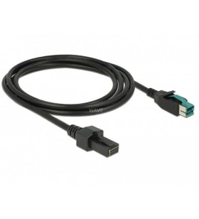 Cablu delock  poweredusb 12v (male) - 2x4 pini (male)