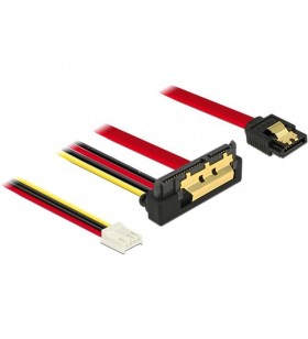 Cablu adaptor delock  sata 7pin + floppy 4pin - sata 22pin