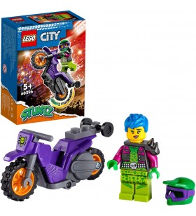Jucărie de construcție lego  60296 city stuntz wheelie stunt bike