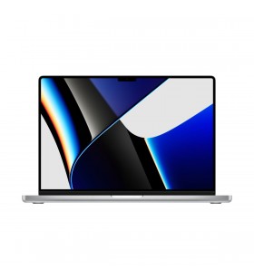 Macbook pro 16" (2021), procesor apple m1 max, 10 nuclee cpu and 32 nuclee gpu, 64gb, 2tb ssd, silver, int kb