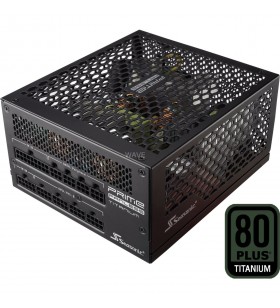 Seasonic  prime titanium fără ventilator 600w, sursă de alimentare pentru computer (negru, 4x pcie, management cablu, 600 wați)