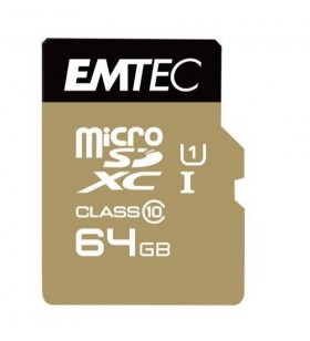 Memory card microsdxc emtec speedin pro 64gb, class 10, uhs-i u3, v30