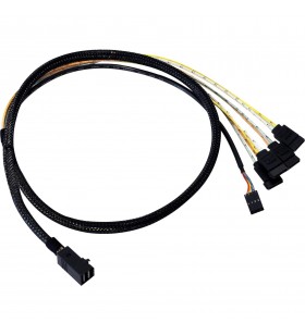 Cablu adaptor broadcom  sff8643 - 4x sata (1 metru)