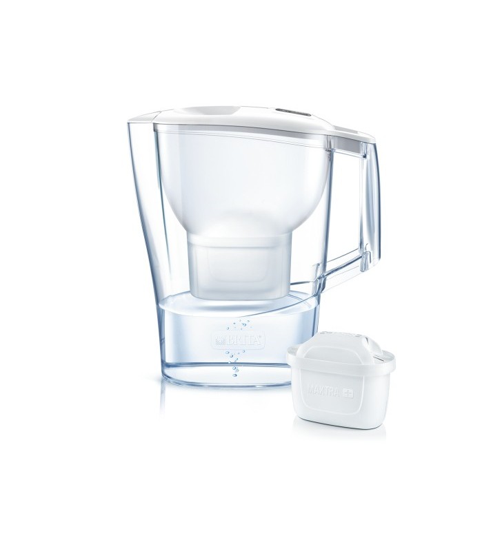 Brita aluna cool maxtra+ wh cană de apă cu filtru 2,4 l transparente, alb