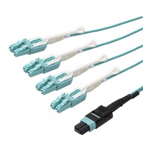 Startech.com mpo8lcpl10m cabluri din fibră optică 10 m mpo/mtp 8x lc om3 vernil