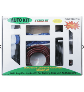 Avs002, avs auto kit 2000 watt complete amplifier hookup kit