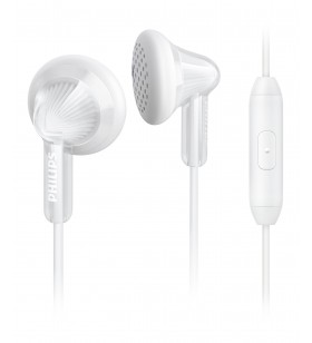 Philips she3015wt/27 cască audio & cască cu microfon căști prin cablu în ureche alb