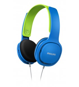 Philips shk2000bl/00 cască audio & cască cu microfon prin cablu căști bandă de fixare pe cap muzică albastru, verde