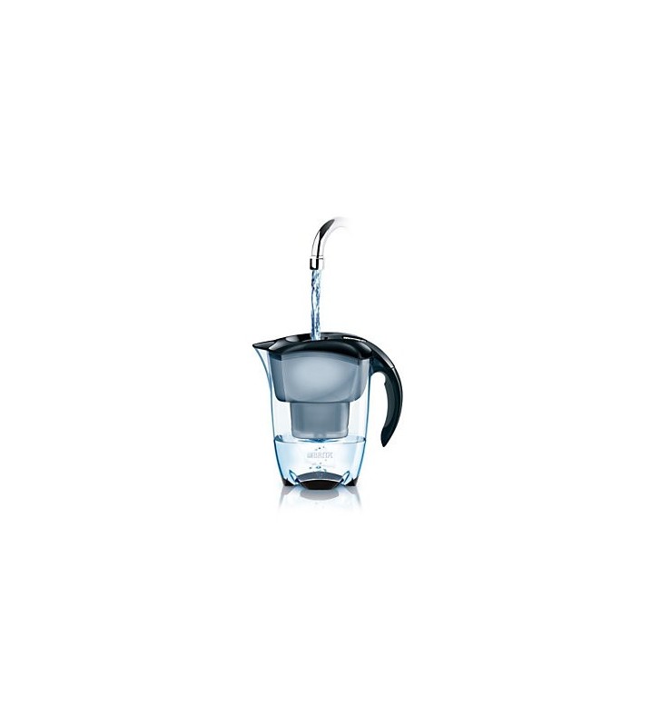 Brita elemaris xl cană de apă cu filtru 3,5 l negru, transparente