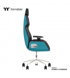 Thermaltake argent e700 real leather gaming chair special edition - ocean blue (designed by studio f. a. porsche)