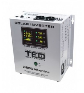 Invertor solar de la 48v la 230v 3600va / 2400w unda sinusoidala ted electric