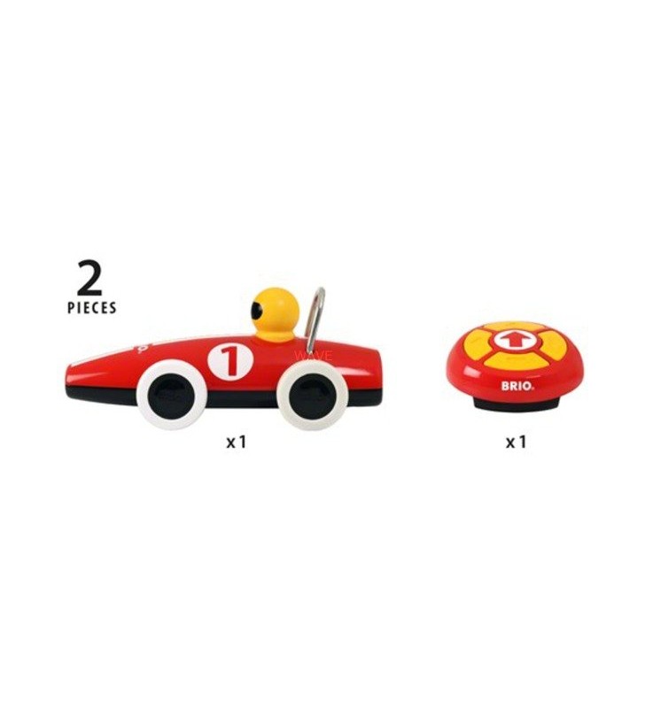 Mașină de curse brio  rc cu telecomandă, vehicul de jucărie (rosu alb)