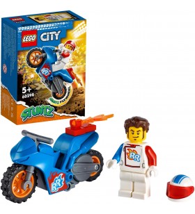 Jucărie de construcție lego  60298 city stuntz rocket stunt bike