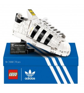 Jucărie de construcție lego  10282 icons adidas originals superstar (alb negru)