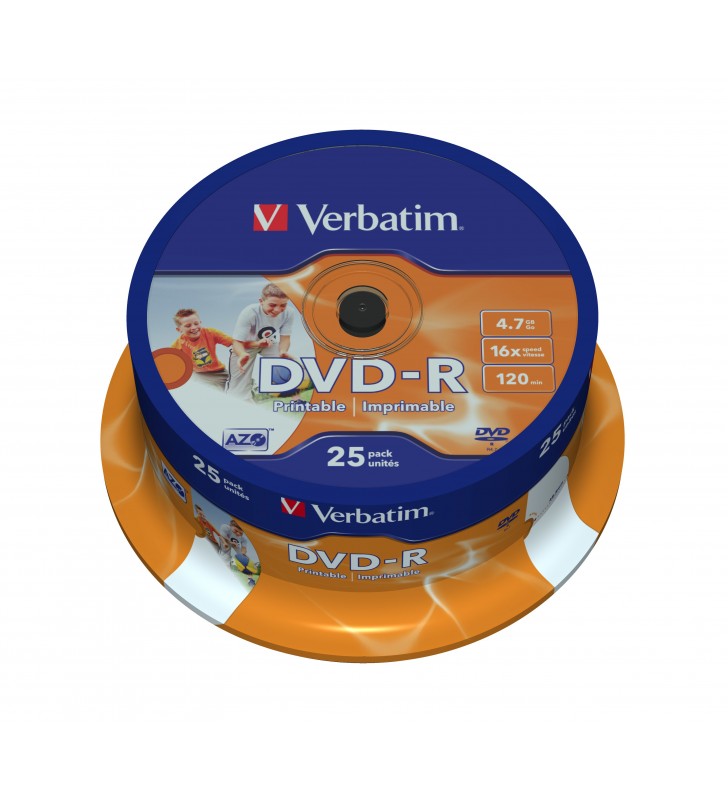 Verbatim 43538 DVD-uri blank 4,7 Giga Bites DVD-R 25 buc.